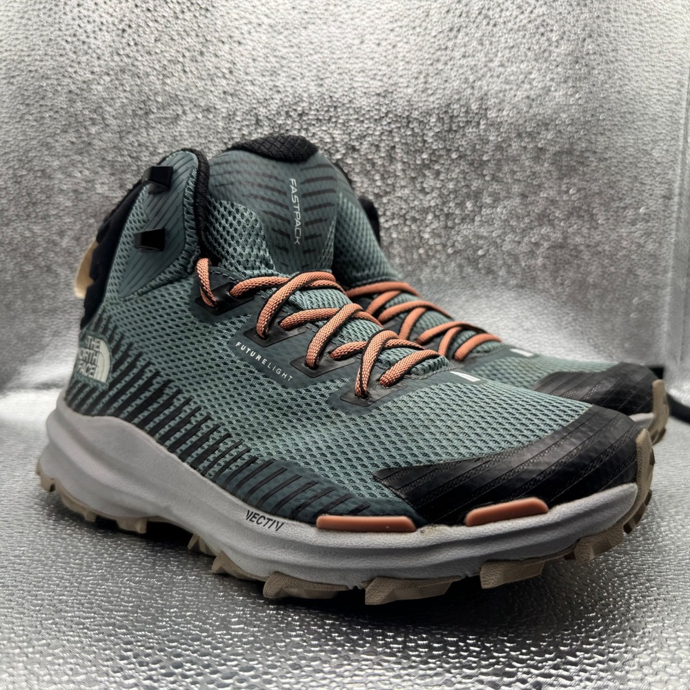 Size 8.5 The North Face Vectiv Fastpack Futurelight Boots Womens Green Excellent